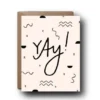 Black Lab Studio Yay Congratulations Greeting Card 1 Black Lab Studio Yay Congratulations Greeting Card