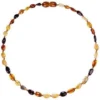Powell's Owl Jewelry Amber Beans Multi Four Color Necklace