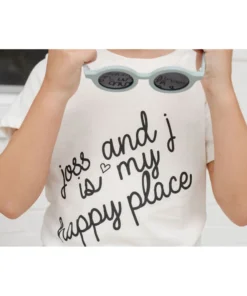 Morado Design Joss + J Happy Place Natural Organic Tee Tops