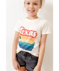 Morado Design Texas Bubble Repeat Natural Organic Tee