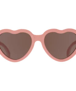 Babiators Can't Heartly Wait Mauve Light Pink Hearts Sunglasses Headwear