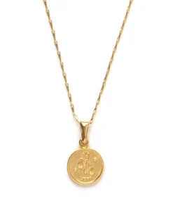 Amano Studio Tiny Zodiac Libra Gold Necklace