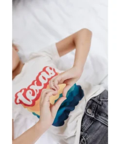 Morado Design Texas Bubble Repeat Natural Organic Tee