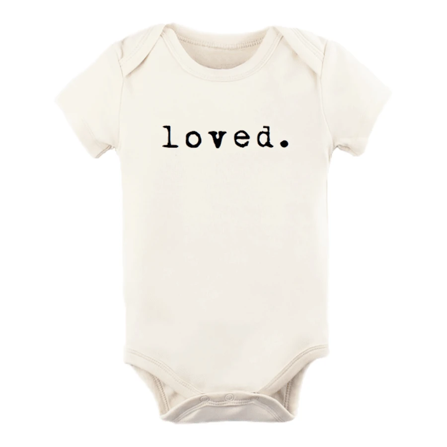 Tenth + Pine Loved Black + Natural Organic Onesie Bodysuits 3 Tenth + Pine Loved Black + Natural Organic Onesie Bodysuits