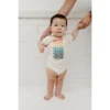 Morado Design Bodysuits Texas Retro Repeat Natural Organic Onesie