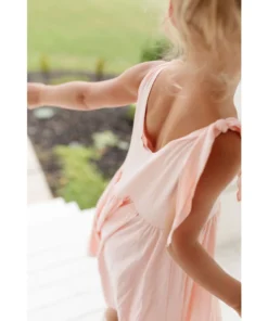 Lia + Lou Pink Twirly Tie Dress Dresses