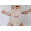 Morado Design Bodysuits Texas State Stamp Natural Organic Onesie