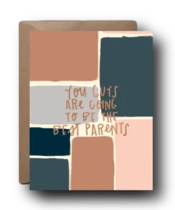 Black Lab Studio Best Parents Baby Greeting Card Party Time