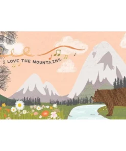 Lucy Darling Books + Puzzles I Love The Mountains Book