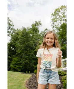 Morado Design Tops Texas Earth Tones Retro Repeat Natural Organic Tee