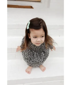 Lia + Lou Black + White Slight Cheetah Print Dress Dresses