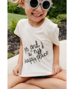 Morado Design Joss + J Happy Place Natural Organic Tee Tops