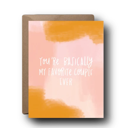 Black Lab Studio Favorite Couple Wedding Greeting Card 3 Black Lab Studio Favorite Couple Wedding Greeting Card