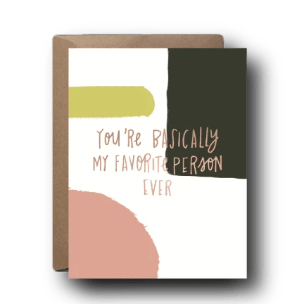 Black Lab Studio My Favorite Person Greeting Card 3 Black Lab Studio My Favorite Person Greeting Card