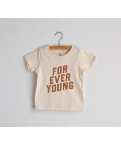 Gladfolk Forever Young Organic Cream Tee Tops