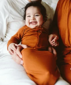 Goumi Kids Sienna Bamboo Organic Gown 9 Goumi Kids Sienna Bamboo Organic Gown