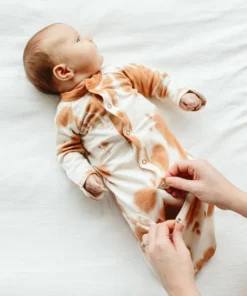 Goumi Kids Red Rock Bamboo Organic Gown