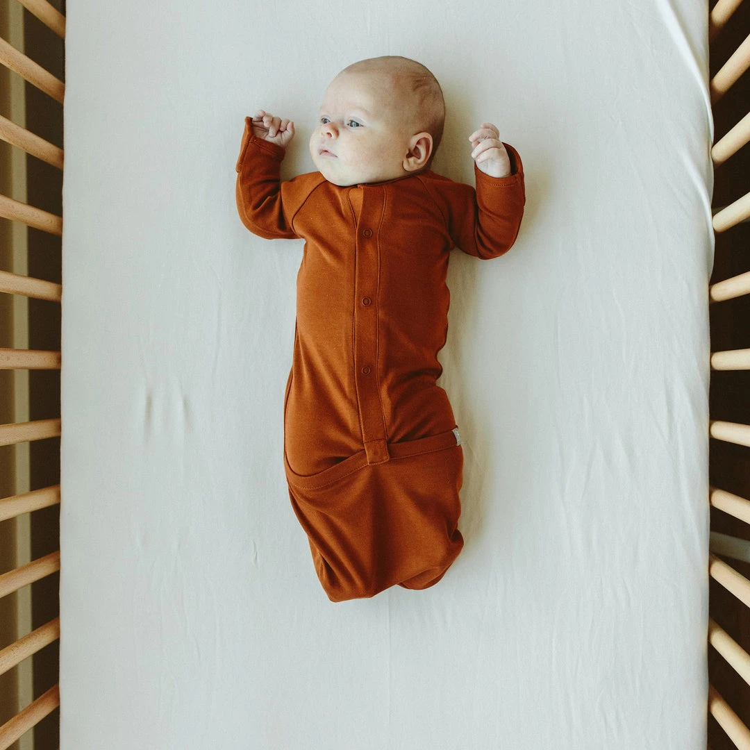 Goumi Kids Sienna Bamboo Organic Gown 3 Goumi Kids Sienna Bamboo Organic Gown