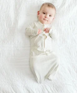 Goumi Kids Gridlock Bamboo Organic Gown