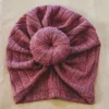 Minikane Headwear Dusty Mauve Knotted Bow Turban Hat