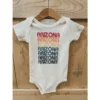 Morado Design Arizona Retro Repeat Organic Onesie Bodysuits