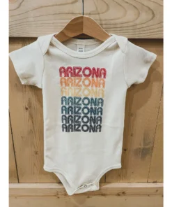 Morado Design Arizona Retro Repeat Organic Onesie Bodysuits