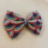 Bows For Show Neon Rainbow Hair Bow Clip