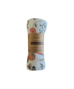 Joss + J Joss + J The Label Whimsical Dancing Blooms Muslin Swaddle