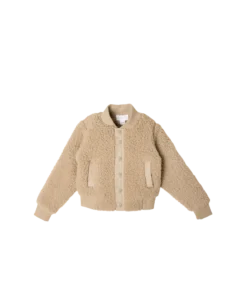 Jamie Kay Theo Teddy Bear Cashew Jacket Outerwear