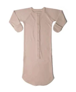 Goumi Kids Rose Bamboo Organic Gown 9 Goumi Kids Rose Bamboo Organic Gown