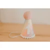 Cutest Little Party Party Hats # 1 Baby Pink Glitter + Pastel Rainbow + White Glitter Party Hat