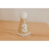 Cutest Little Party # 3 Gold Glitter + White Pom Trim + White Glitter Party Hat