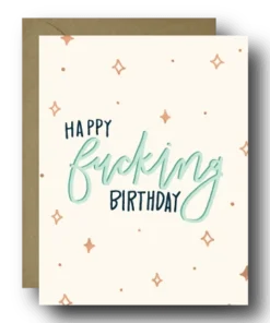 Black Lab Studio Magical Happy Fucking Birthday Greeting Card