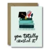 Black Lab Studio Crushed It Grad Greeting Card