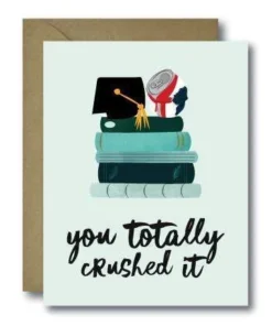 Black Lab Studio Crushed It Grad Greeting Card