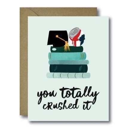 Black Lab Studio Crushed It Grad Greeting Card 3 Black Lab Studio Crushed It Grad Greeting Card