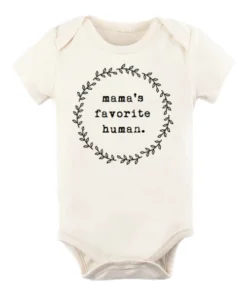 Tenth + Pine Bodysuits Mama's Favorite Human Natural Organic Onesie