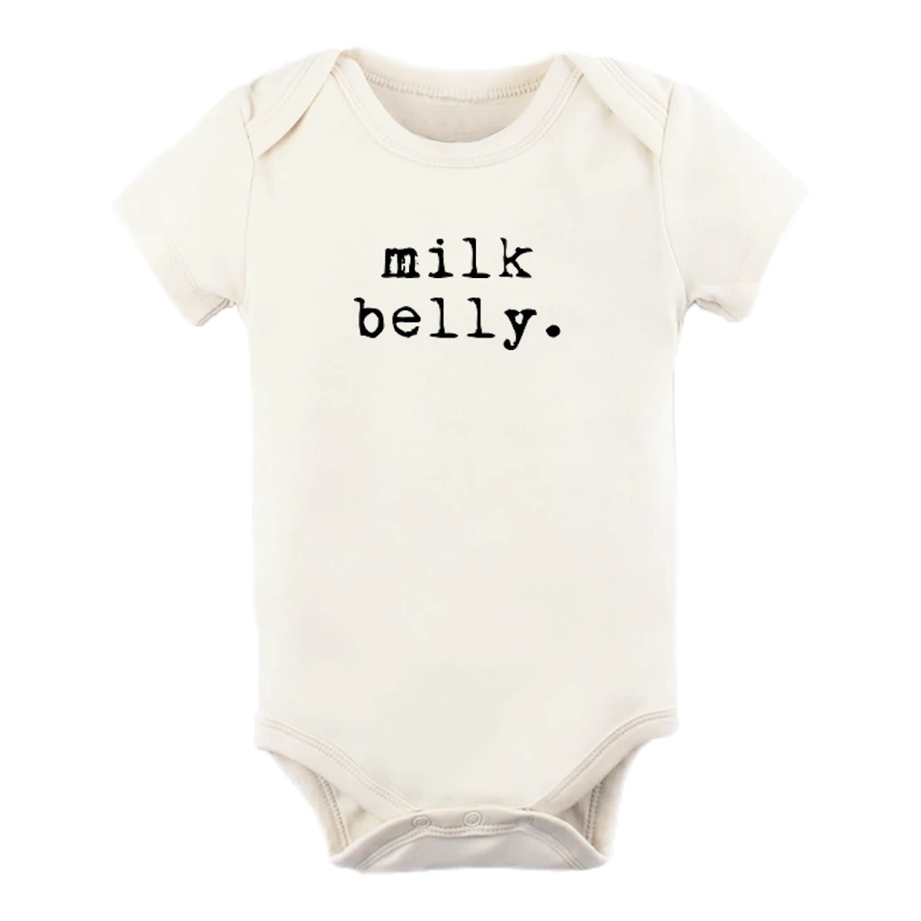Tenth + Pine Milk Belly Natural Organic Onesie Bodysuits 3 Tenth + Pine Milk Belly Natural Organic Onesie Bodysuits