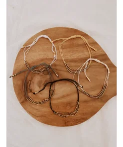 Village Thrive Bracelets Terra Black + Gold Layered Bracelet