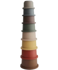 Mushie Retro Stacking Cups Toy Toys