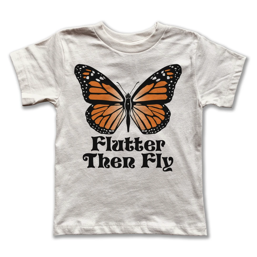 Rivet Apparel Flutter Then Fly Vintage Tee Graphic Tees 3 Rivet Apparel Flutter Then Fly Vintage Tee Graphic Tees