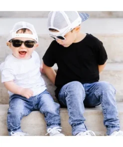 Little Bipsy White Basic Tee Tops