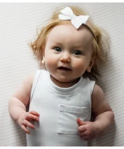 Little Bipsy White Tank Bodysuit Onesie Bodysuits