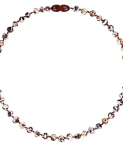 Powell's Owl Amber Baroque Mosaic Necklace