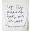 Modern Burlap Swaddles + Blankets Song Of Solomon 2:4 Muslin Swaddle