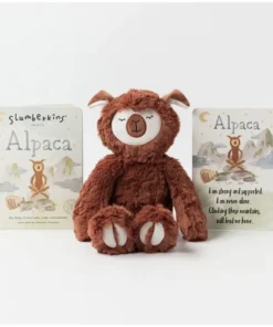 Slumberkins Alpaca Copper Kin - Stress Relief Collection Books + Puzzles