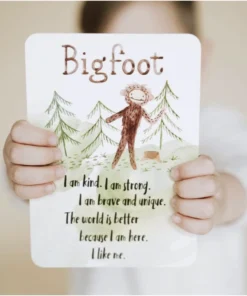 Slumberkins Books + Puzzles Bigfoot Maple Snuggler - Self Esteem Collection
