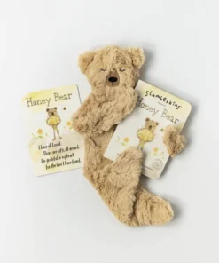 Slumberkins Books + Puzzles Honey Bear Snuggler - Gratitude Collection