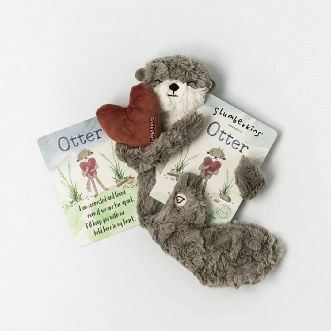 Slumberkins Otter Pebble Snuggler - Family Bonding Collection Books + Puzzles 3 Slumberkins Otter Pebble Snuggler - Family Bonding Collection Books + Puzzles