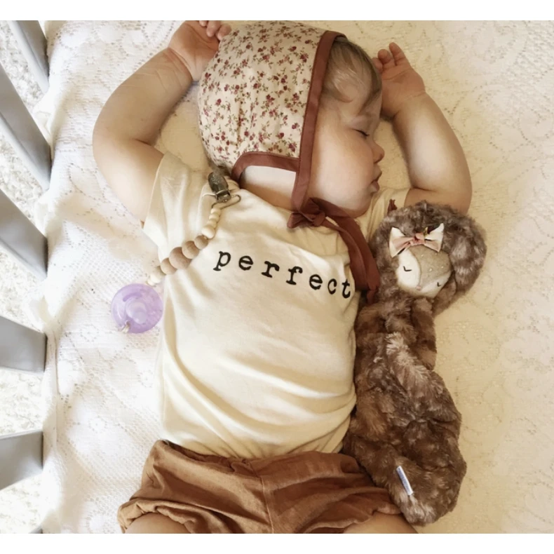 Tenth + Pine Perfect Black + Natural Organic Onesie 4 Tenth + Pine Perfect Black + Natural Organic Onesie